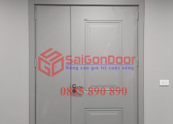 cửa abs 2 cánh lệch