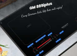 Bếp từ đôi GERMAN GM 68iPlus – Nấu nhanh, tiết kiệm, an toàn tuyệt đối