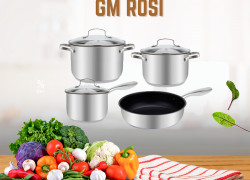 Bộ nồi 4 món German ROSI inox 304