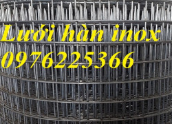 Lưới inox hàn ô 25x25, lưới hàn inox 25x25