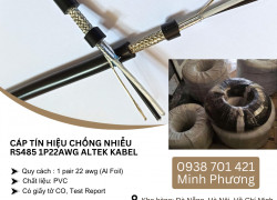 Cáp tín hiệu RS485 vặn xoắn chống nhiễu 1p22awg Thanh Hóa, Nghệ An, Hà Tĩnh