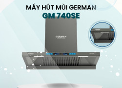 Máy hút mùi âm tủ German GM 740SE – Công nghệ Auto Clean làm sạch động cơ chỉ trong 9 phút
