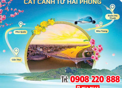 Bay từ Hải Phòng với 4 đường bay mới của Vietnam Airlines