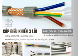 Cáp điều khiển 3x0.5, 3x0.75, 3x1.0, 3x1.5 Altek Kabel chính hãng giá xưởng