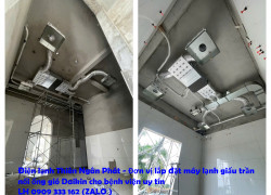 Lắp đặt máy lạnh giấu trần nối ống gió Daikin cho bệnh viện | Đạt chuẩn y tế – Bền bỉ – Tiết kiệm điện
