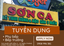 Tuyển Phụ bếp, Bếp trưởng Quận Phú Nhuận