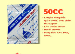 Gói Hút Oxy Secco 30cc 50cc: Hướng Dẫn Sử Dụng Hiệu Quả Cho Thực Phẩm