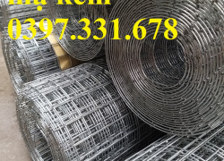 Lưới thép hàn phi 3 ô 50x50mm mạ kẽm hàng sẵn kho tại Thạch Thất