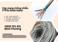 Cáp mạng chống nhiễu FTP5e giao ngay Ninh Thuận, Bình Thuận, Kon Tum