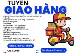 Tuyển Nhân viên giao hàng Quận 6