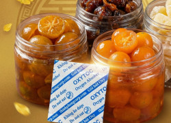 Đồ ăn vặt, bánh mứt Tết có dùng gói chống mốc OXYTOC không?