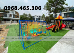 Xích đu trẻ em ngoài trời, xích đu cầu trượt trẻ em