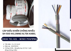 Dây cáp điều khiển chống nhiễu SH-500 4x1.0mm2 Đà Nẵng, Hồ Chí Minh, Hà Nội