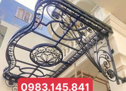 Vòng tròn sắt hộp 50x100 uốn tròn đẹp làm mái kính nghệ thuật