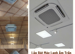 Lắp Đặt Máy Lạnh Âm Trần LG Cho Nhà Hàng BBQ, Quán Ăn Tại TPHCM