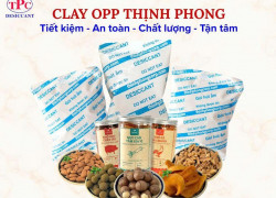 Gói hút ẩm Clay OPP có giúp giữ giòn, chống yểu cho thực phẩm, đồ ăn vặt không?
