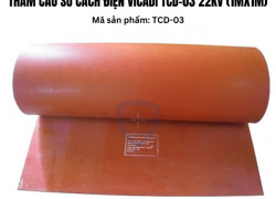 Thảm Cách Điện Cao Su Vicadi Tcd-03 22kv (1mx1m)