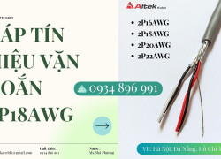 Cáp vặn xoắn 2 Pair 20 AWG – Phân phối Lào Cai, Yên Bái, Hà Giang
