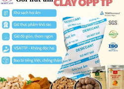 Bánh kẹo, mứt Tết, đồ ăn vặt có nên dùng gói hút ẩm Clay OPP không?