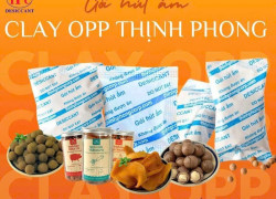 Gói hút ẩm Clay OPP có dùng được cho đồ ăn vặt, bánh mứt Tết không?
