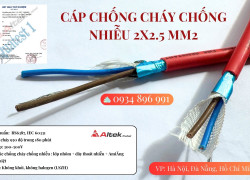 Cáp chống cháy chống nhiễu 2x2.5mm² được phân phối tại TP. Hồ Chí Minh, Bình Dương, Đồng Nai
