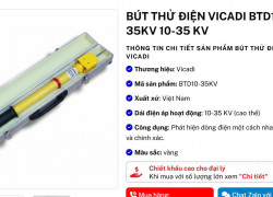 BÚT THỬ ĐIỆN VICADI BTD10-35KV 10-35 KV