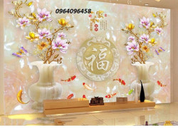 Tranh gạch 3d trang trí phòng khách - NM95