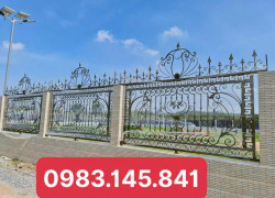 Hoa văn tường rào sắt đẹp, giá tốt cho nhà ở