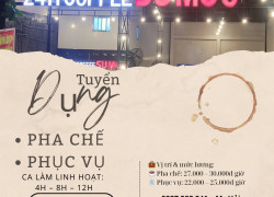 24H COFFEE SUMO TUYỂN PHA CHẾ & PHỤC VỤ