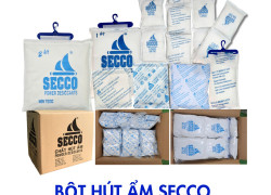 Bột Hút Ẩm Secco 1000g 3 Túi - Chuyên Dùng Treo Container