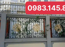Tường rào sắt nghệ thuật giá xưởng, chất lượng cao