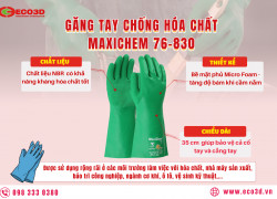 🧤 GĂNG TAY CHỐNG HÓA CHẤT MAXICHEM 76-830