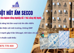 Bột Hút Ẩm Secco - Bảo Quản đồ gỗ Thủ Công mỹ Nghệ