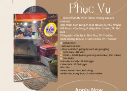 Tuyển Nhân viên bán hàng Quận Phú Nhuận, Thủ Đức