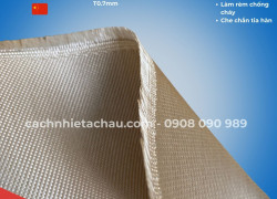 Vải Silica cách nhiệt, chống cháy 1200 độ C