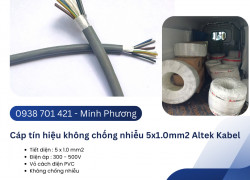 Cáp tín hiệu không chống nhiễu 5x1.0mm2 Altek Kabel Đà Nẵng, Khánh Hòa, Đắk Lắk