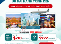 Cathay Pacific mở bán vé đi Mỹ từ 772 USD/khứ hồi