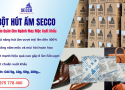 Bột Hút Ẩm Secco - Giải Pháp Bảo Quản Hàng may mặc xuất khẩu