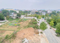 Bán gấp lô 86m2 sẵn sổ đỏ 2 mặt tiền giá đầu tư, đất đô thị trung tâm TT Lương Sơn (BP sang sổ)