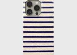 Classic Navy – Ốp điện thoại kẻ sọc thanh lịch phong cách French Chic