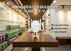 LED Bulb thân nhựa 7W LBD-7T/V