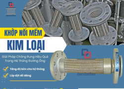 Khớp nối mềm nối bích, khớp nối mềm nối ren, khớp nối mềm mặt bích 2 đầu xoay, khớp nối mềm kim loại nối bích