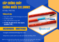 Cáp tín hiệu FR 2x1.5 chống cháy chống nhiễu Altek Kabel