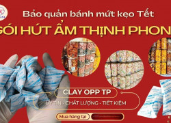 Đồ ăn vặt dễ mềm ỉu? Gói hút ẩm Thịnh Phong chính là giải pháp!