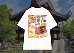 Áo In Hình Sài Gòn Retro