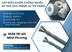 Cáp điều khiển chống nhiễu sh-500 5x0.75mm2 Tây Ninh, Đồng Nai, Bà Rịa – Vũng Tàu