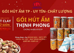 Vì sao đồ ăn vặt dễ mất độ giòn dù đã đóng kín? Do chưa dùng gói hút ẩm đó!