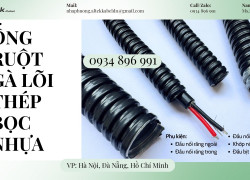 Ống Ruột Gà Lõi Thép Bọc Pvc Phi 44 Và Phụ Kiện Đà Nẵng, Quảng Trị, Huế