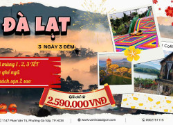 TẾT 2026 TRẢI NGHIỆM ĐÀ LẠT MIỀN DU MỤC 3N3Đ CỰC CHILL