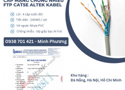 Cáp mạng chống nhiễu FTP cat5e chính hãng Đà Nẵng, Ninh Thuận, Đắk Lắk